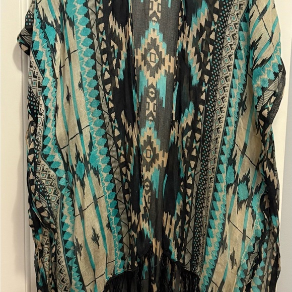 Tops - Bohemian Patterned Kimono